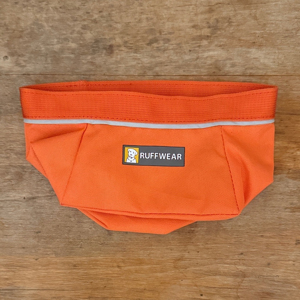 RuffWear Vibrant Orange Dog Water Bowl
